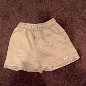 Nike Beige Athletic Shorts